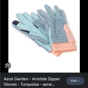 ISO Aristide blue and pink gloves